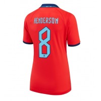 England Jordan Henderson #8 Fotballklær Bortedrakt Dame VM 2022 Kortermet